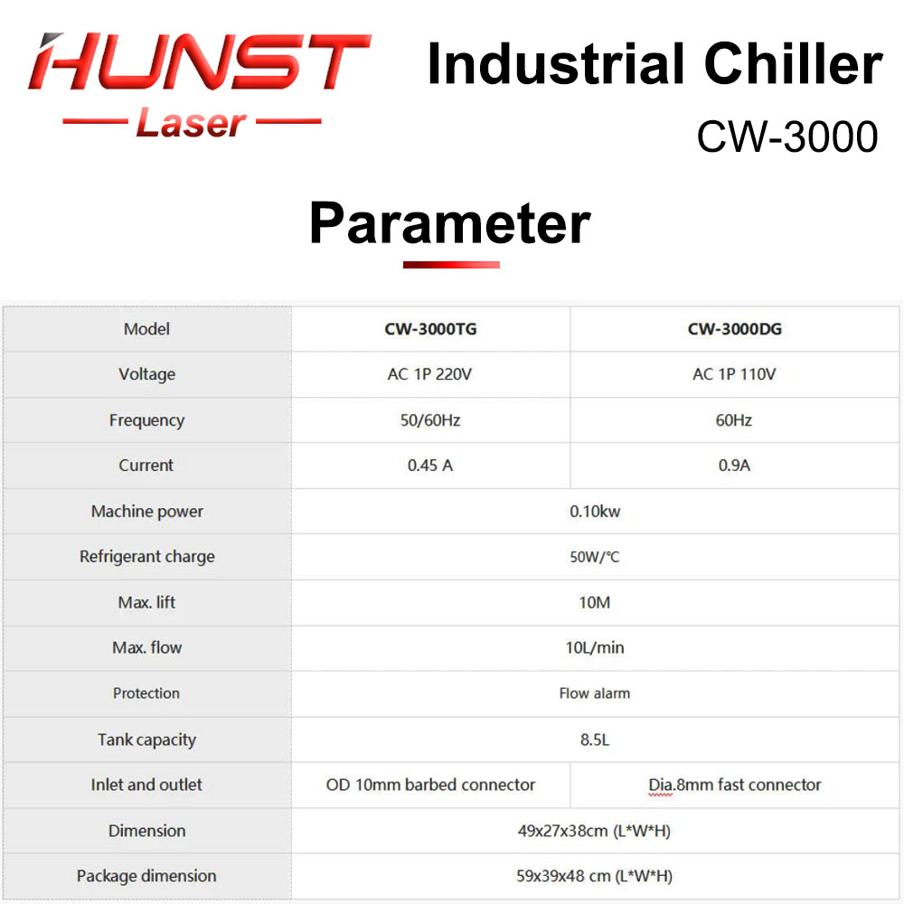 HUNST S&A CW3000 Industrial Wa - Laser Industrial Chiller ulasan dan harga