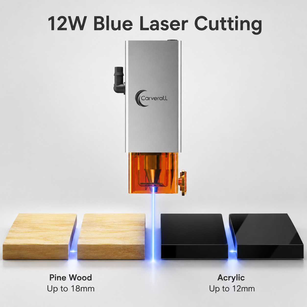 K15 PRO 12W Laser Engraver Cut - Industrial Laser Engraver ulasan dan harga