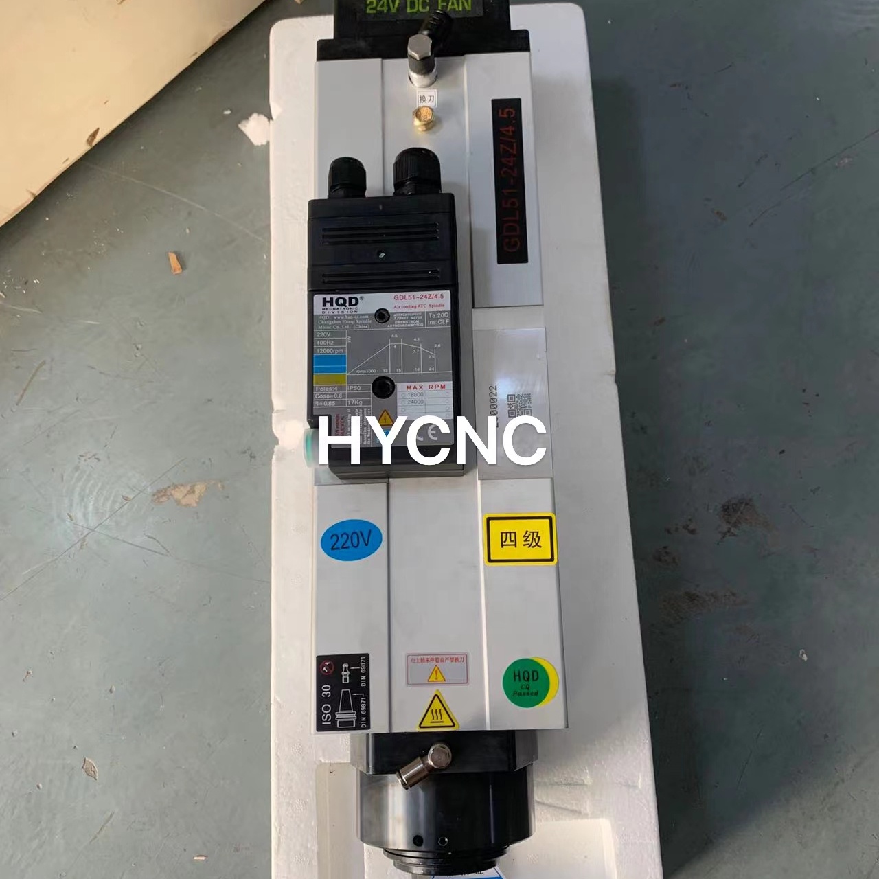 4.5 Kw Atc Spindle Iso30 Motor - Cnc Spindle Motor ulasan dan harga