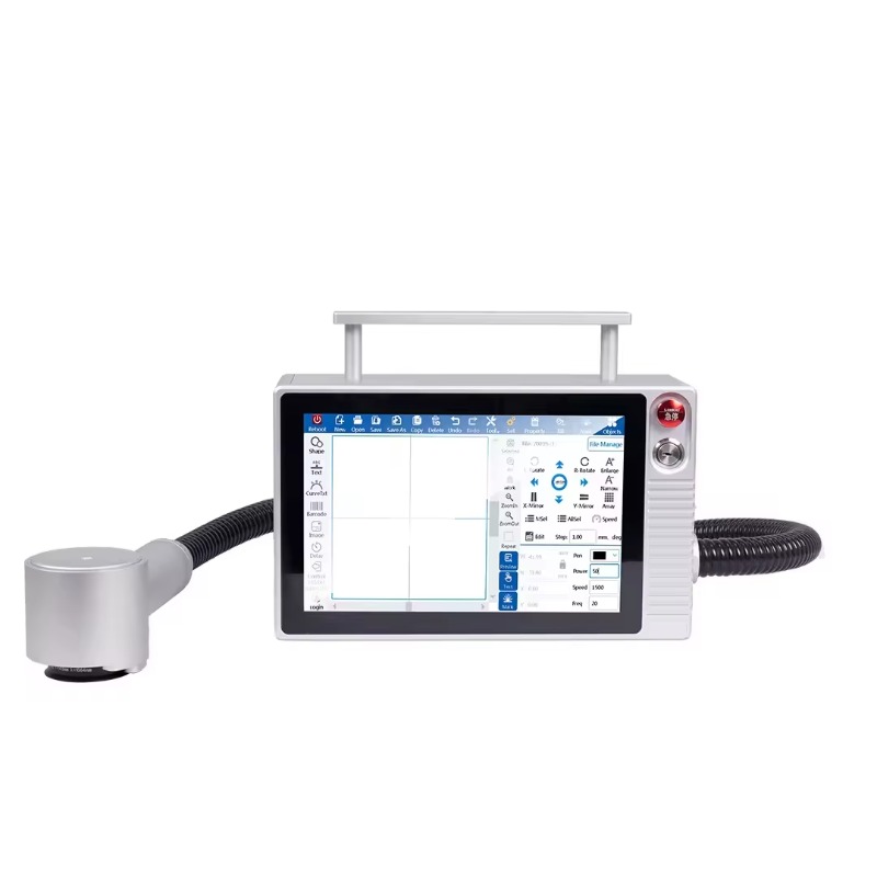 18W Air-cooled Data Matrix Fib - Laser Marking Machine ulasan dan harga