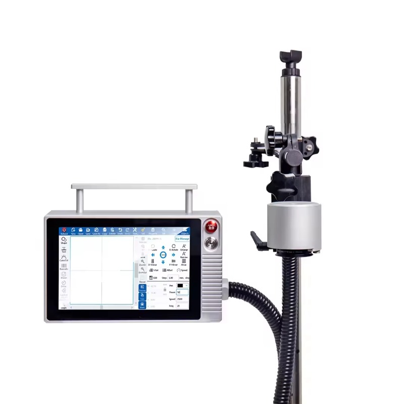 18W Air-cooled Data Matrix Fib - Laser Marking Machine ulasan dan harga