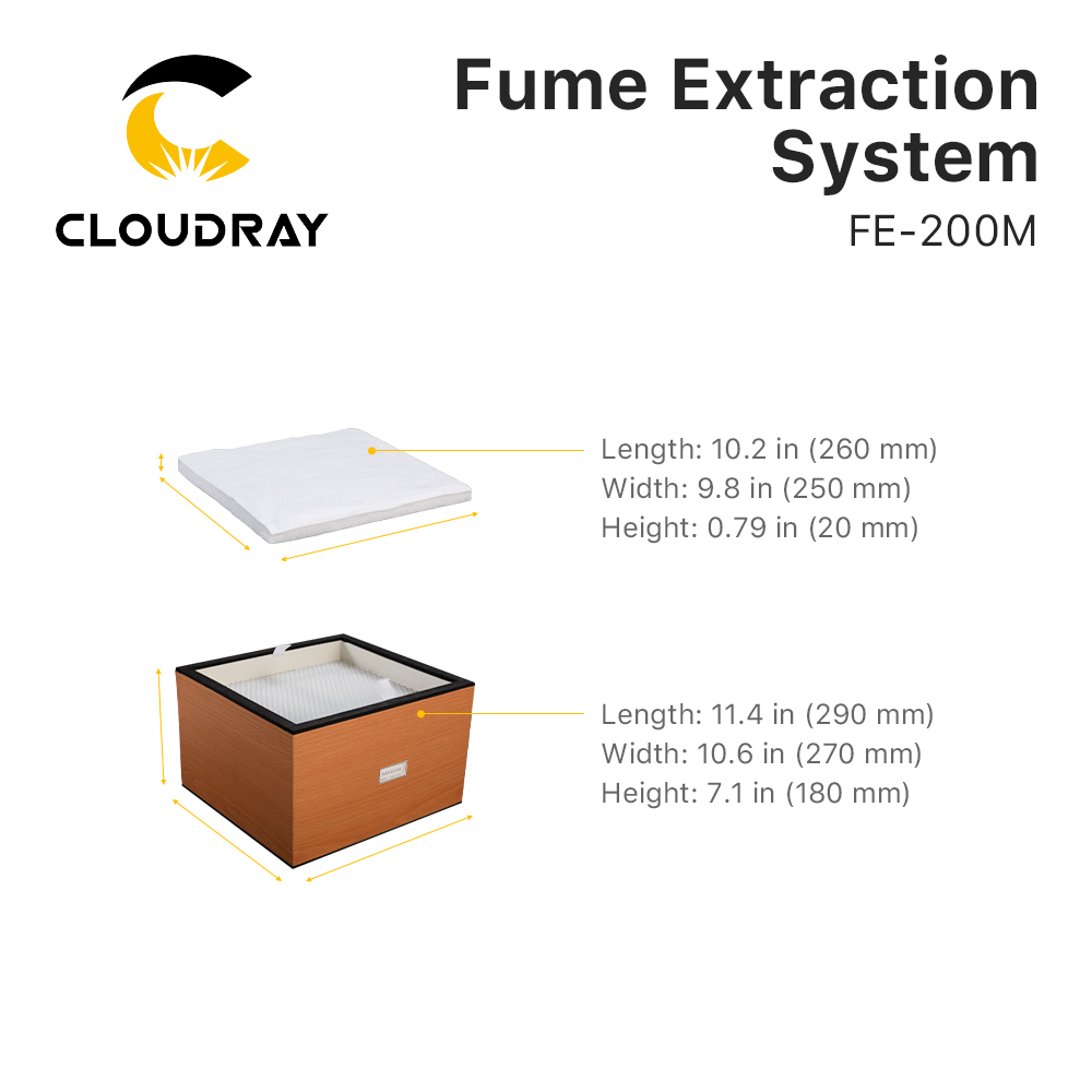 Cloudray Fume Extraction Syste - Laser Marking Machine ulasan dan harga